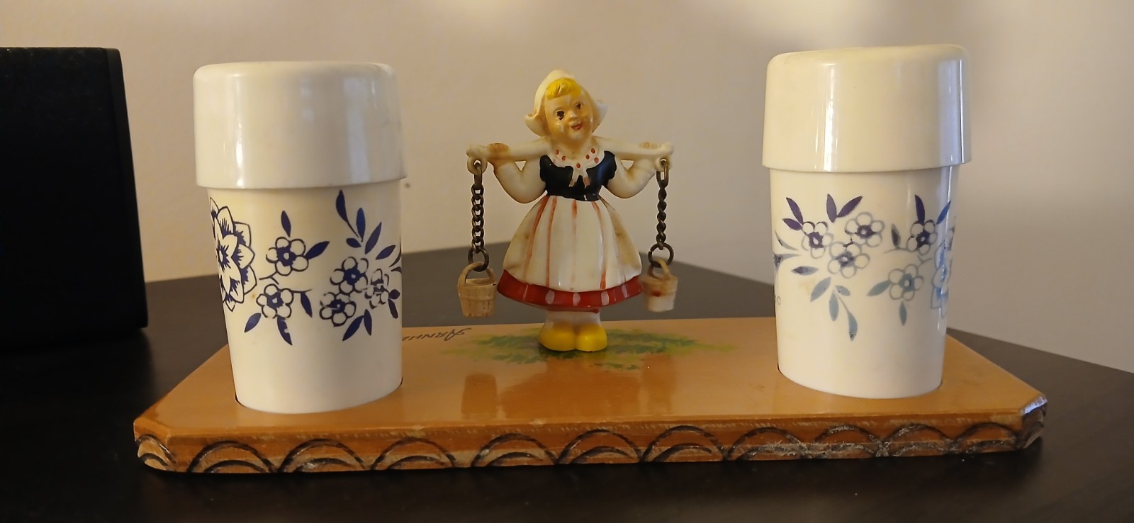 Vintage West German Made - Dutch Girl Salt and Pepper Arnheim Souvenir