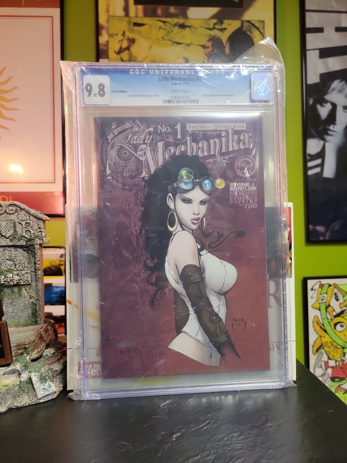 Lady Mechanika #1 CGC 9.8 Universal Outpost Rupp's Variant Ltd 750 Benitez Aspen