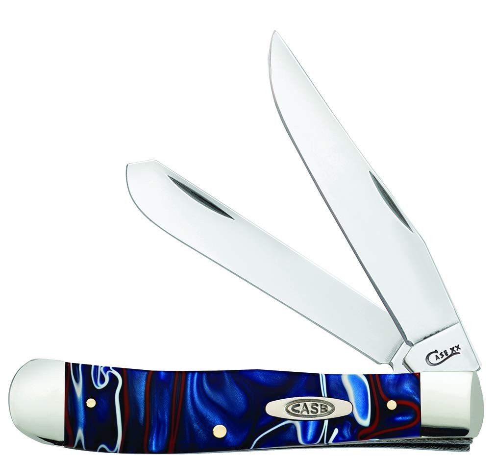 Case WR XX Pocket Knife Patriot Kirinite Trapper
