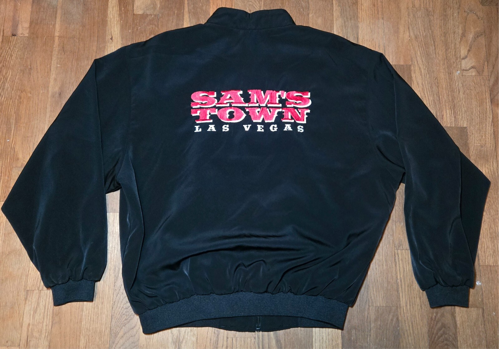 Vintage Sam’s Town Casino Men's Las Vegas 1990s Winner black BOMBER JACKET large
