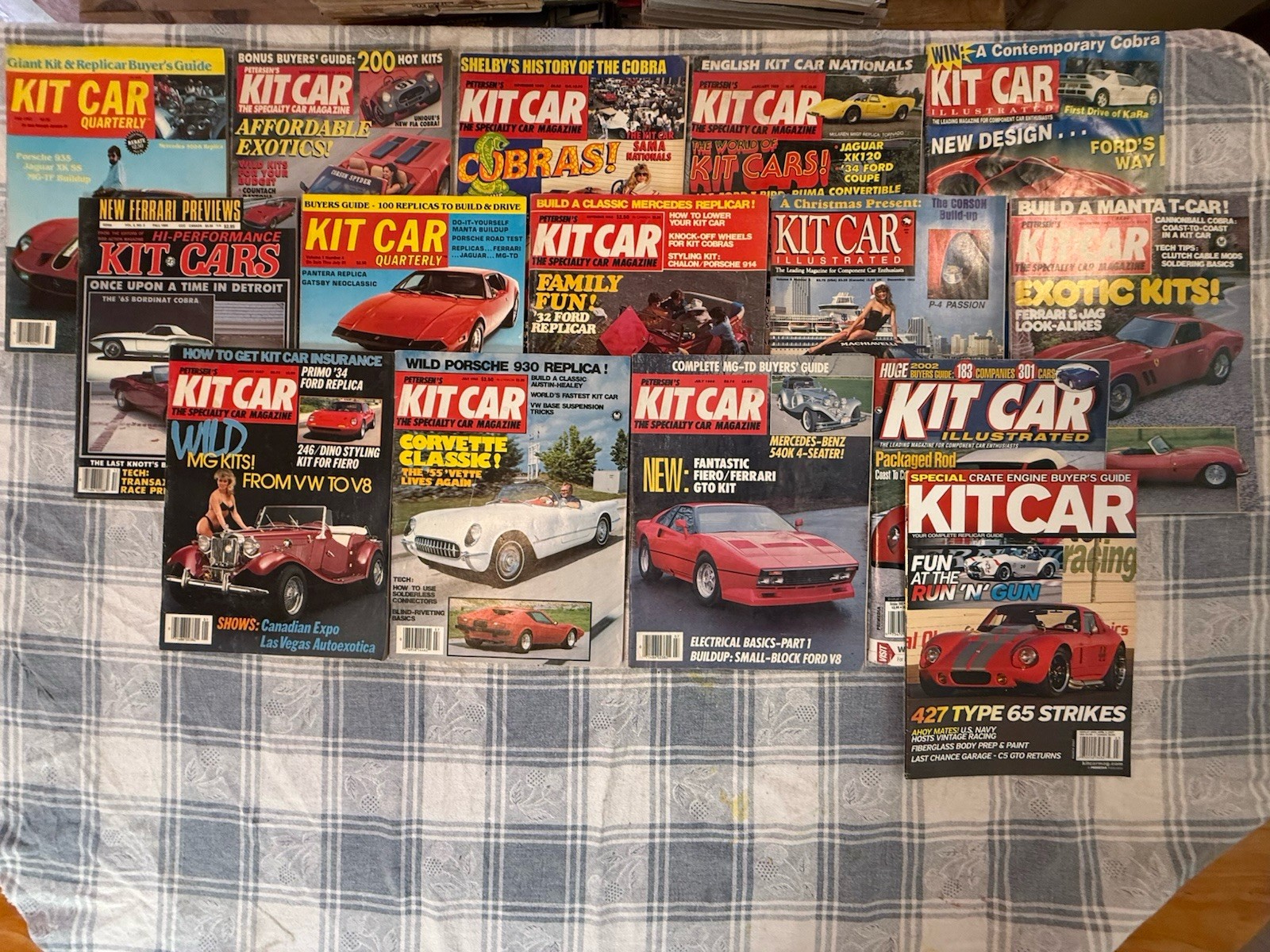 Petersen's Kit Car Magazine Lot Vintage 1980s-2000s Collection Reference Build