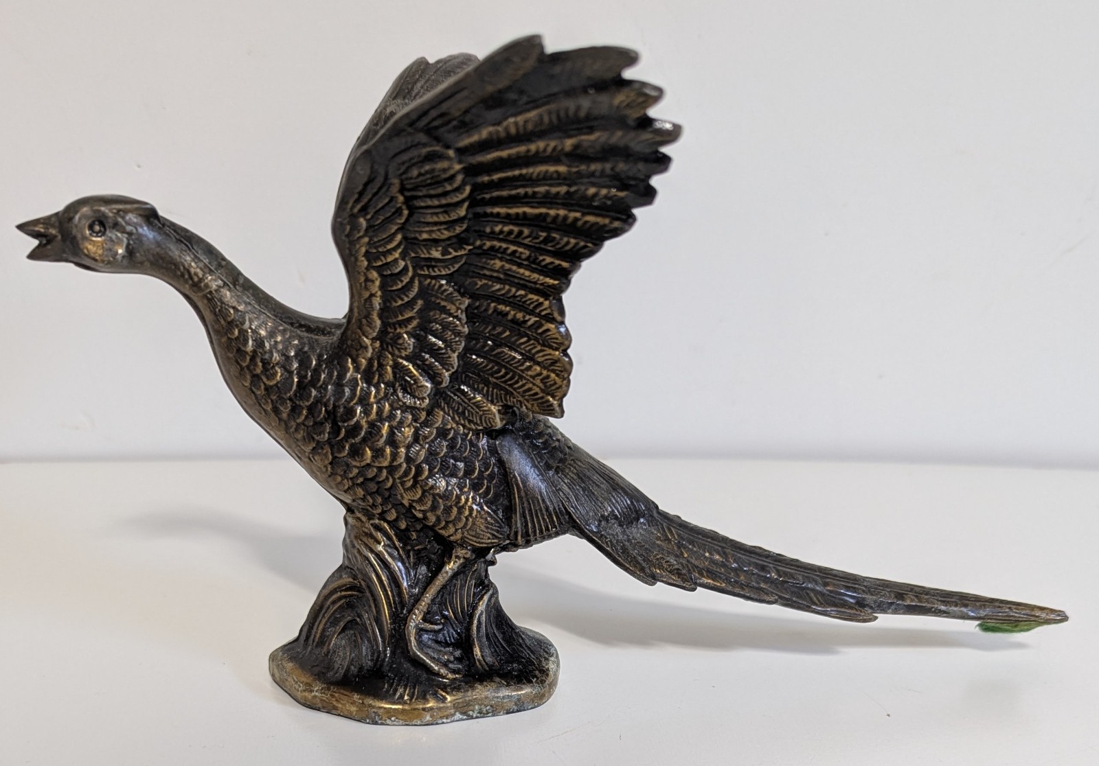 Vintage Brass Flying Pheasant 10